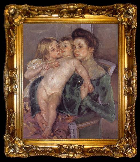 framed  Mary Cassatt Kiss, ta009-2